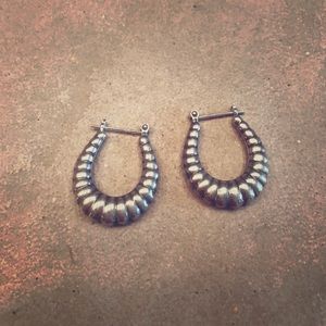 Sterling Silver Shrimp Earrings